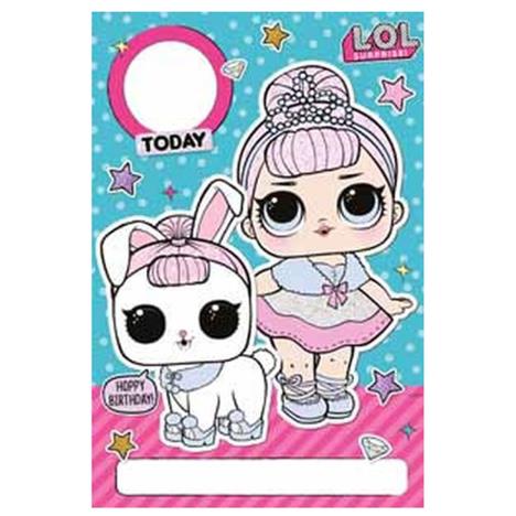 LOL Surprise Personalise Your Own Birthday Card £2.69